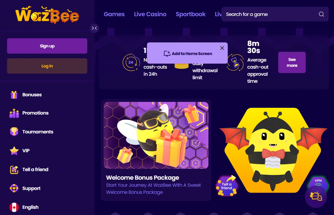 Wazbee Casino